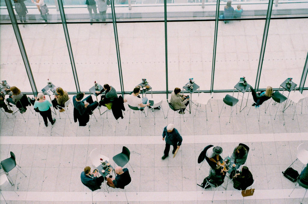 several meeting tables