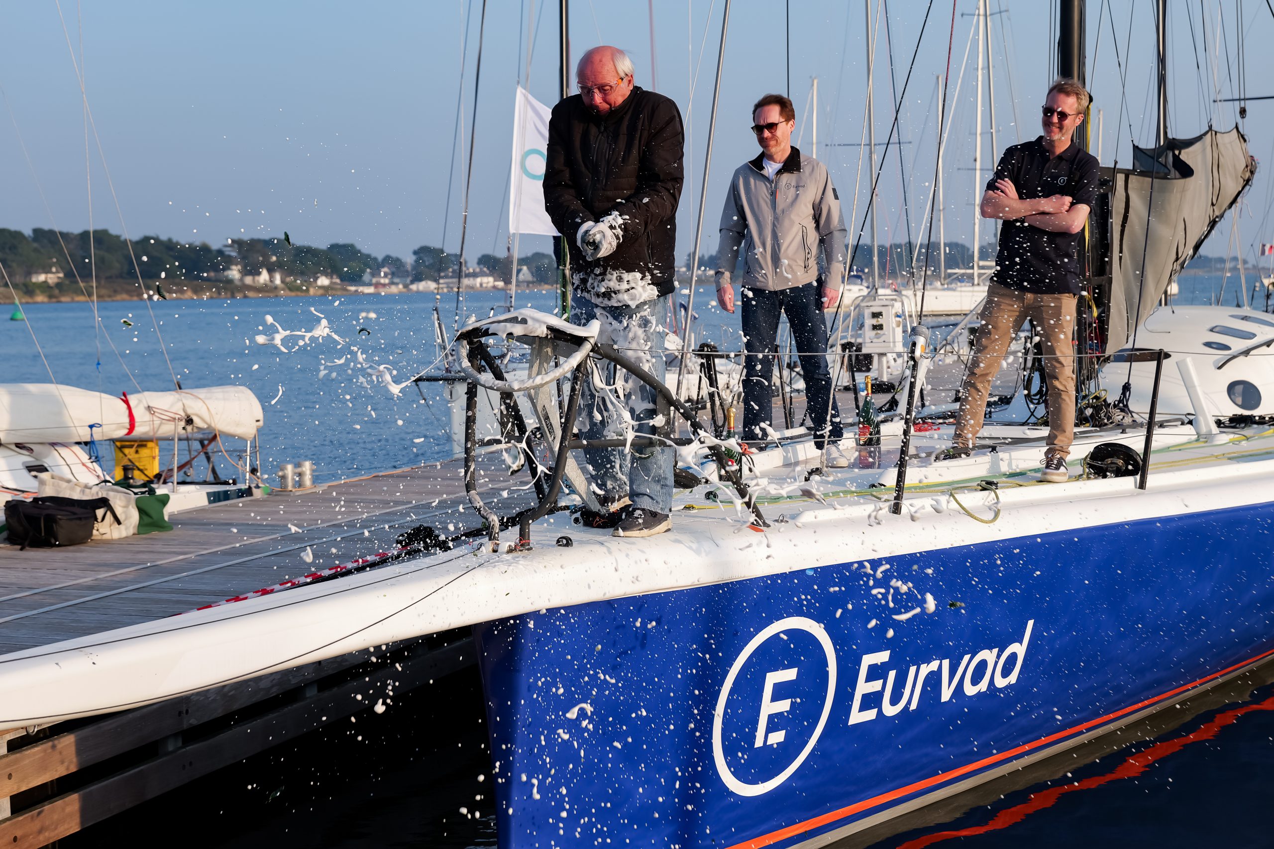bapteme eurvad momen management transition sponsor tanguy caradec route du rhum