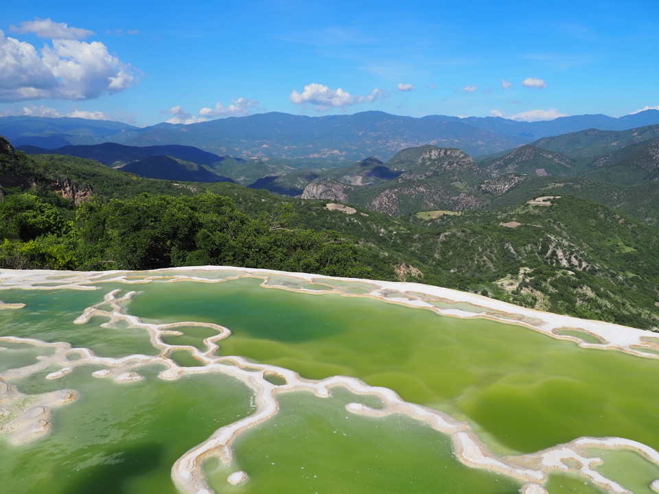 Hierve el Agua waterfalls in Mexico