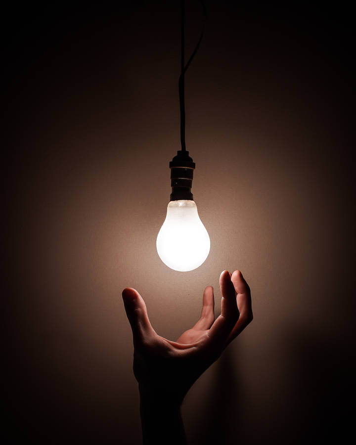 lit bulb
