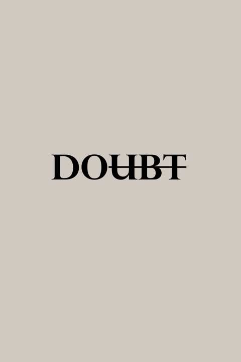 blank page where it says do instead of doubt