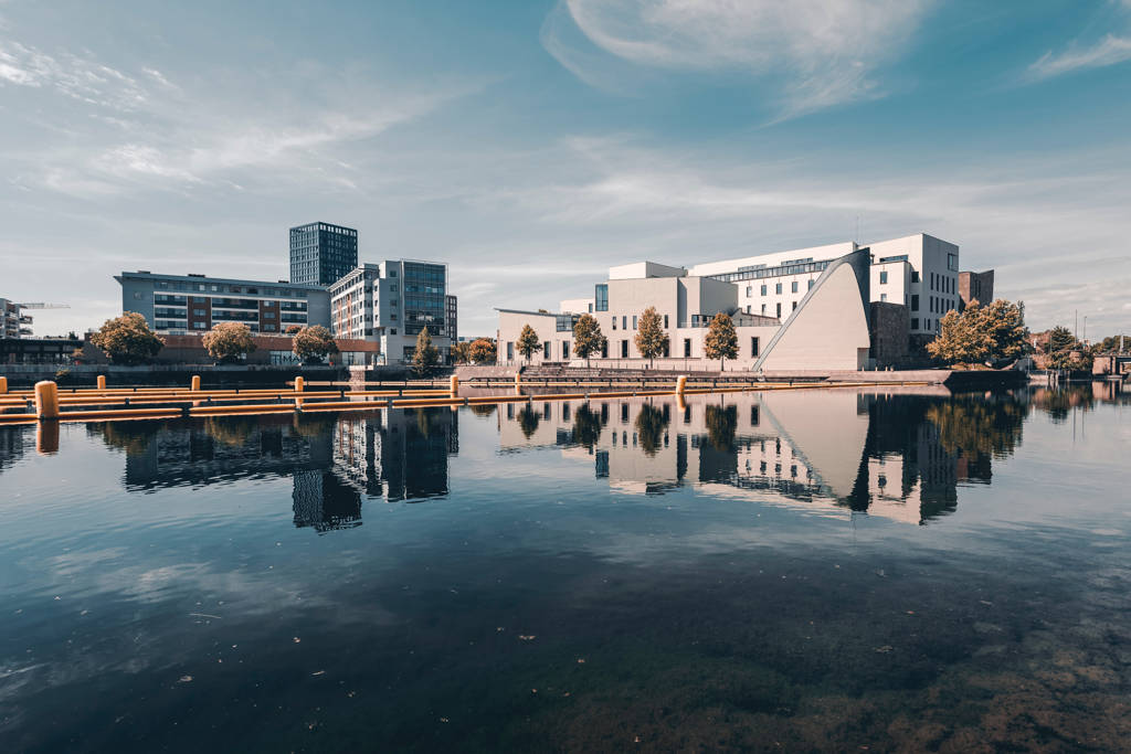 modern building in strasbourg