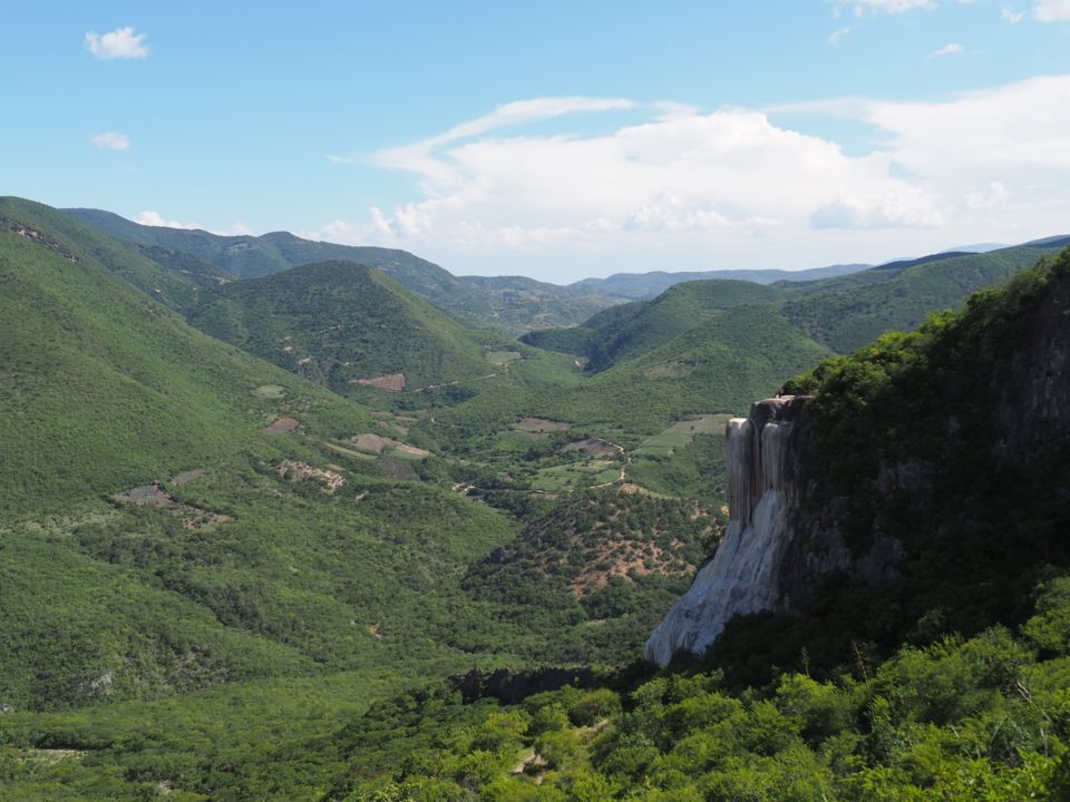 hierve el agua mexique